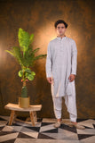 Grey Rayon Kurta Set