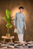 Dull Green Cotton Kurta Set