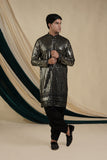 Black Georgette With Sequin Embroidery Kurta Set