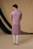 Lilac Sequins With Threadwork  Kurta Set