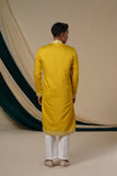 Yellow Fendi Gotta Patti Kurta Set