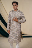 Grey Multicolour Sequins Embroidery Kurta Set