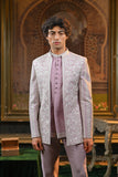 Lilac Embroidery 3 Piece Jodhpuri Set