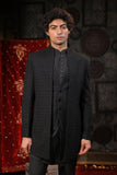 Black Cotton Contemporary 4 piece Set