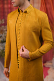 Ethnic Mustard Yellow Kurta Set With jacket