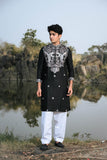 Black Kenzo Festive Kurta Set