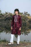 Wine Kenzo Kurta Set