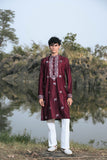 Wine Kenzo Kurta Set