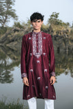 Wine Kenzo Kurta Set