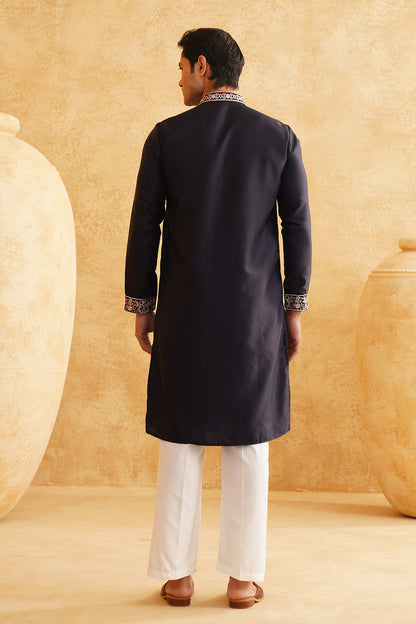 Black Kenzo Kurta Set