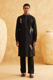 Black Festive Kurta Set