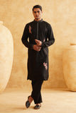 Black Festive Kurta Set