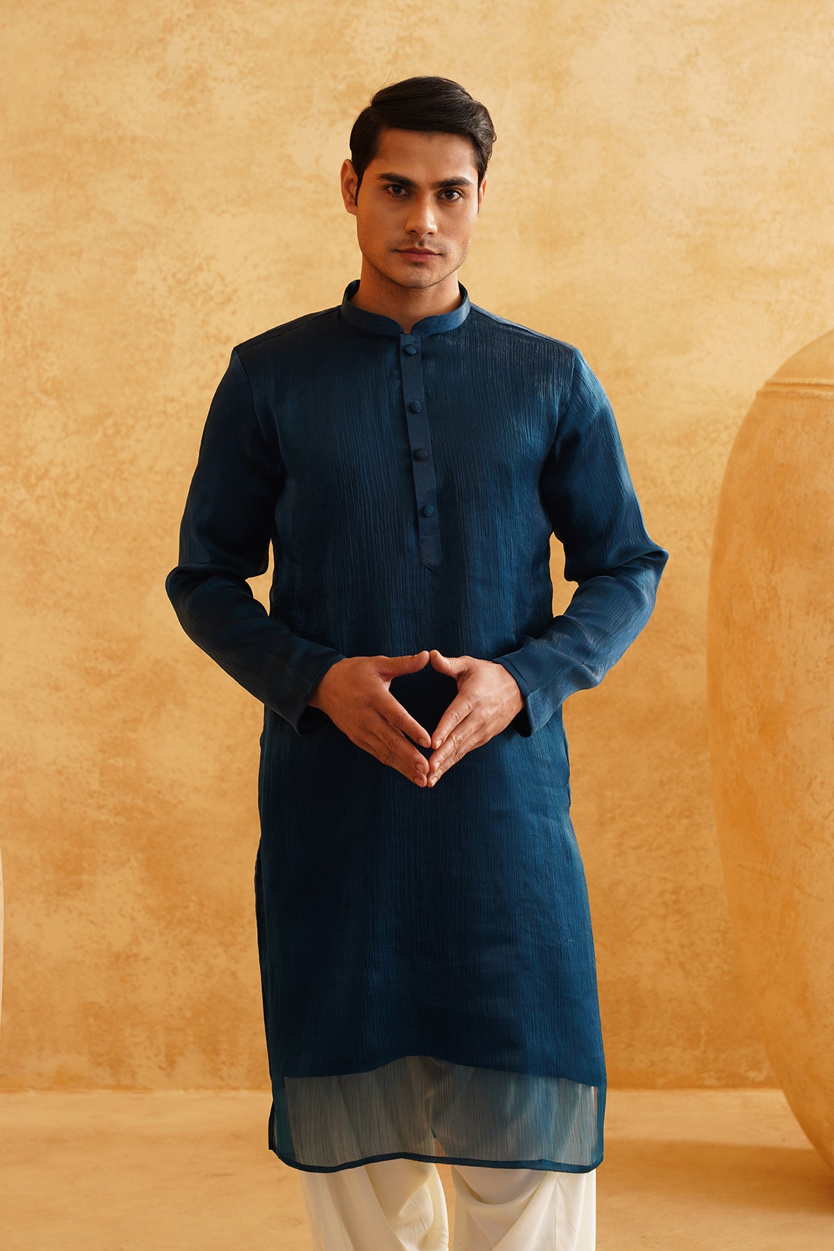 Festive Blue Kurta Set