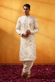 Off White Festive Kurta Set