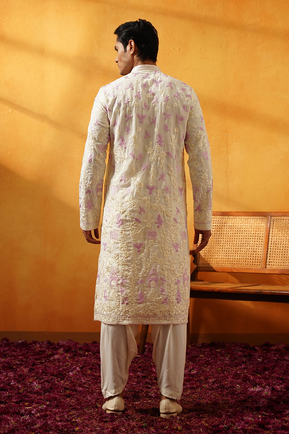 Off White Kurta Set