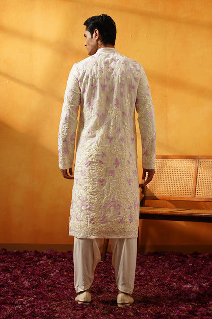 Off White Kurta Set