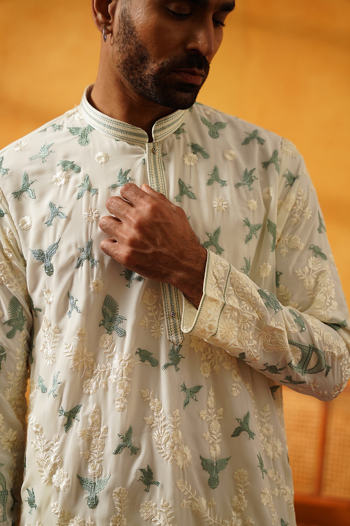 Off White  kurta Set