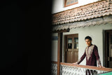 Maroon Zari Embroidered Kurta Set for Festive Occasions