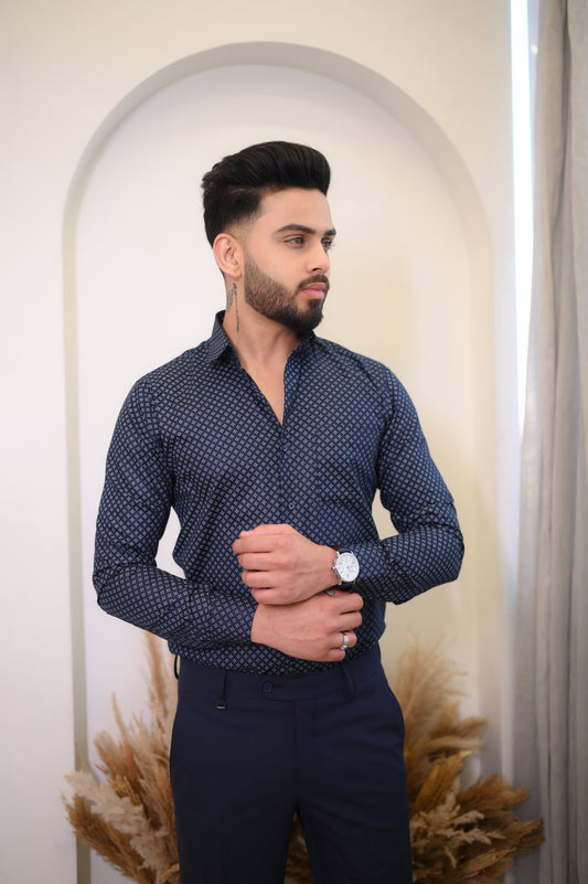 VECTOR DIAMOND PRINT SHIRT