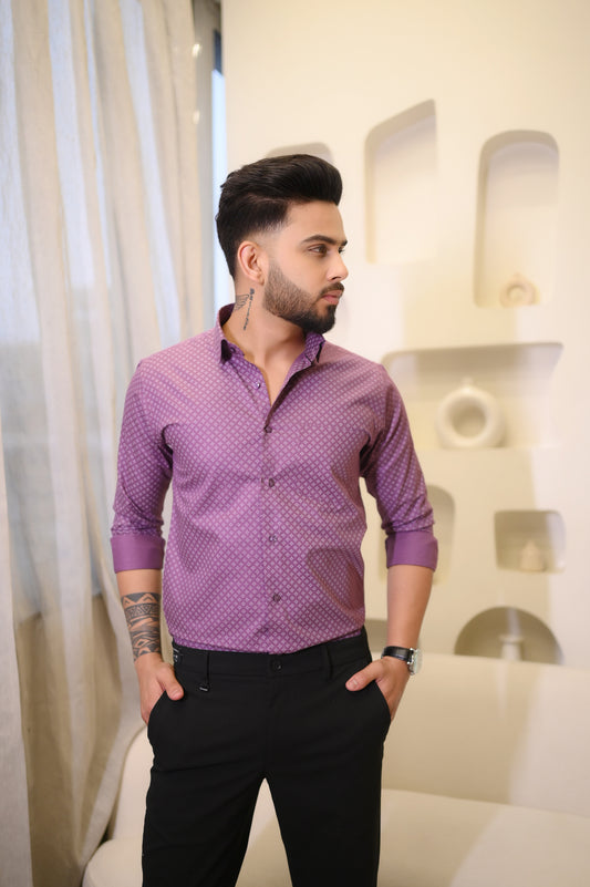 VECTOR DIAMOND PRINT SHIRT