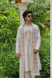 Men's Off-White Linen Satin Kurta Set with Dupatta