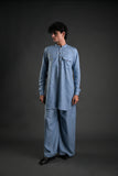 Classic Linen Blend Pathani Suit for Men