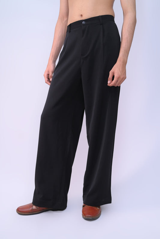 Black Parallel Pants