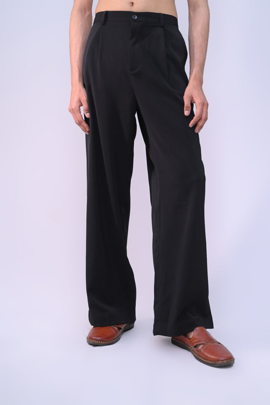 Black Parallel Pants