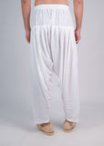 White Rayon Cotton Patiala Pyjama