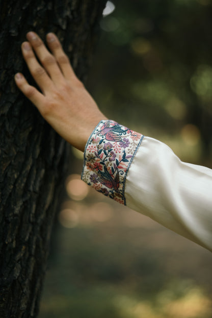 White Kenzo Festive Kurta Set