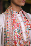 White Silk Kurta Set With Dupatta