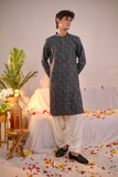 Black Rayon kurta Set