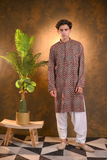 Black Rayon Kurta Set