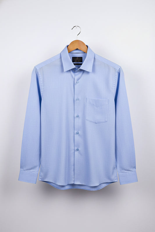 Men’s Royal Violet Cotton Slim Fit Shirt