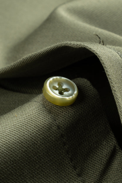 Men’s Mehendi Charm Textured Cotton Slim Fit Shirt