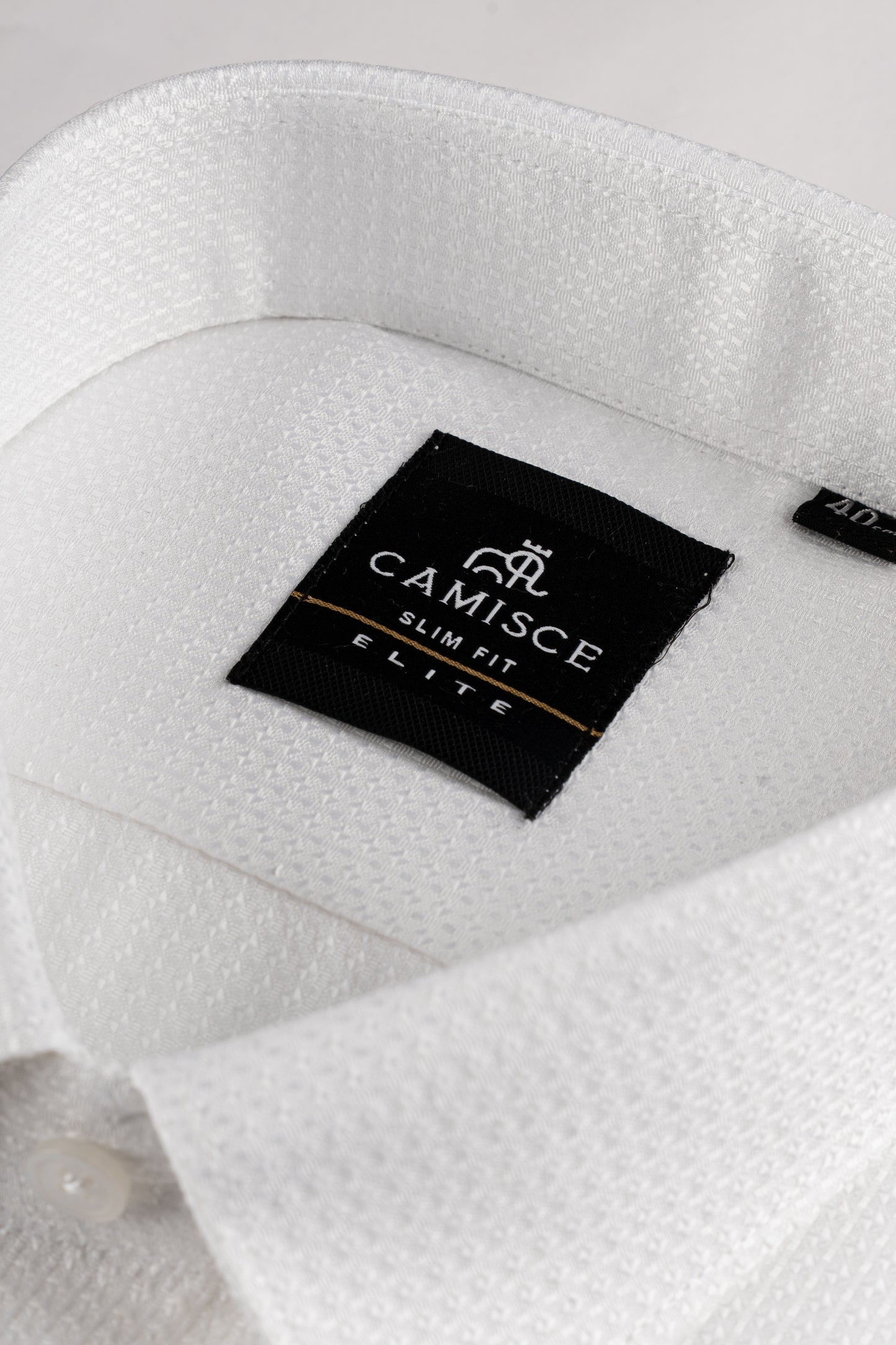 Men’s Regal White Dobby Weave Slim Fit Shirt