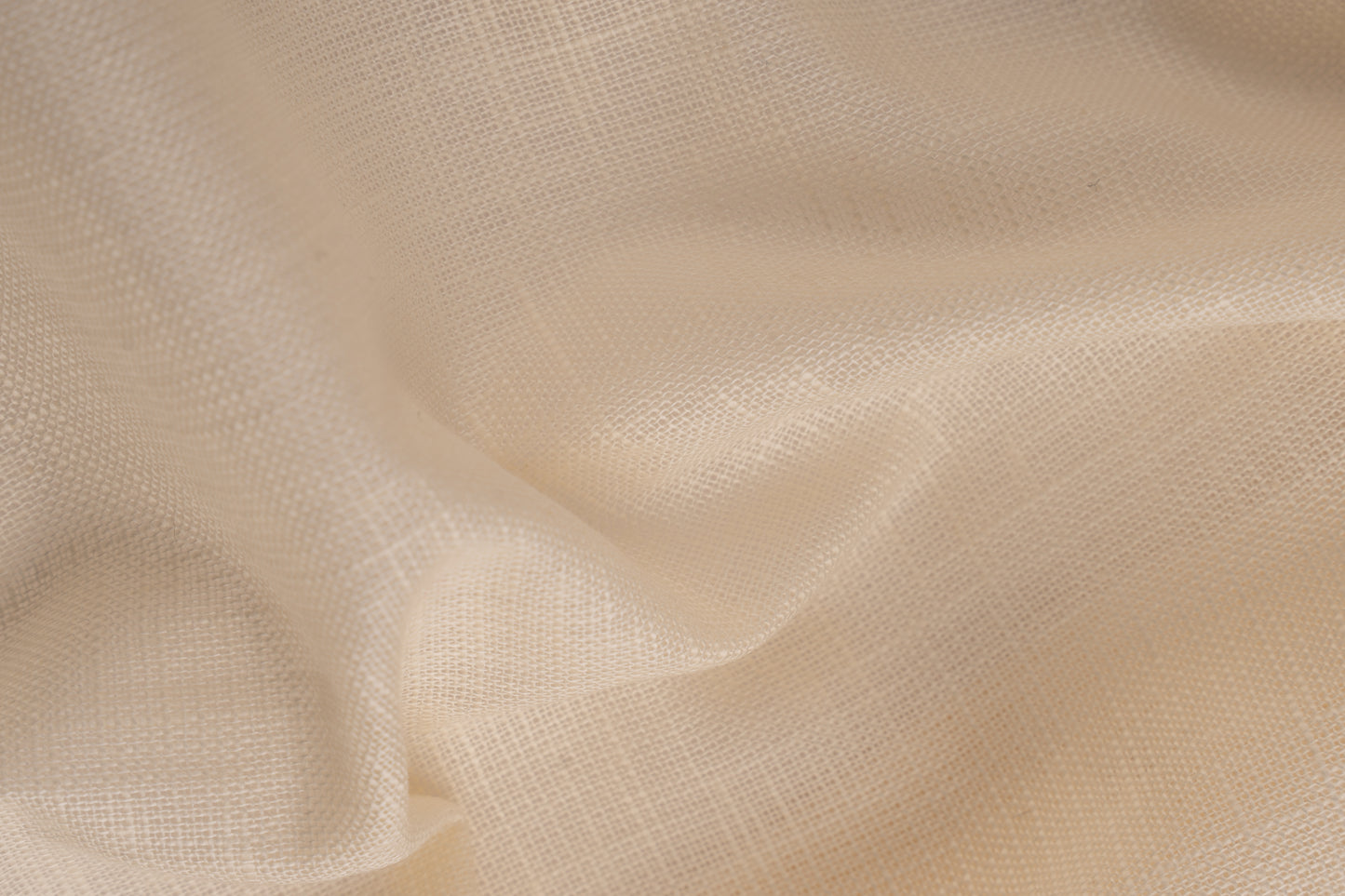 Men’s Fresh Yellow Linen Blend Slim Fit Shirt