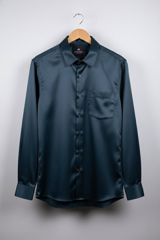 Men’s Rama Luxe Shining Satin Slim Fit Shirt