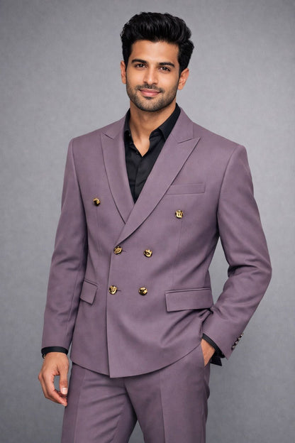 Double Breasted 2 Piece Suit