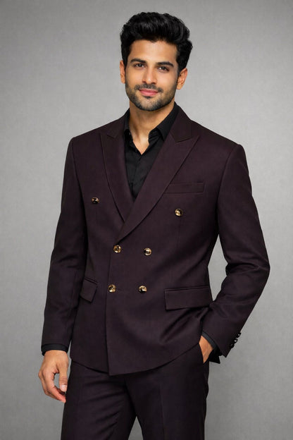 Double Breasted 2 Piece Suit
