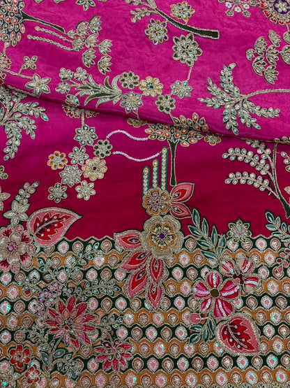 Pink Short Kurta Set with Position Print