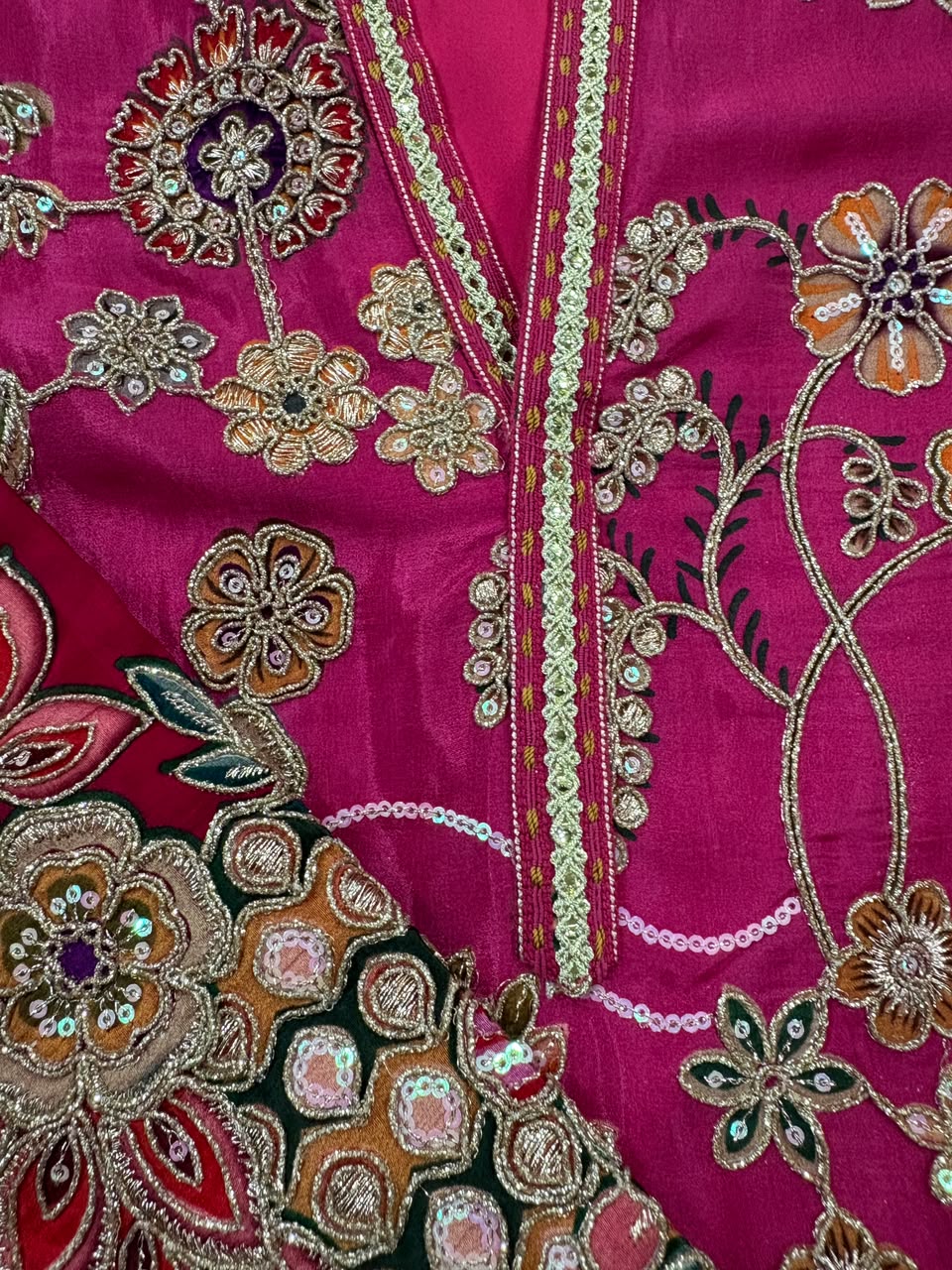 Pink Short Kurta Set with Position Print