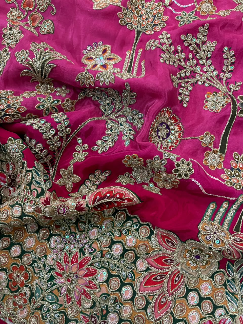 Pink Short Kurta Set with Position Print