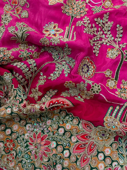 Pink Short Kurta Set with Position Print