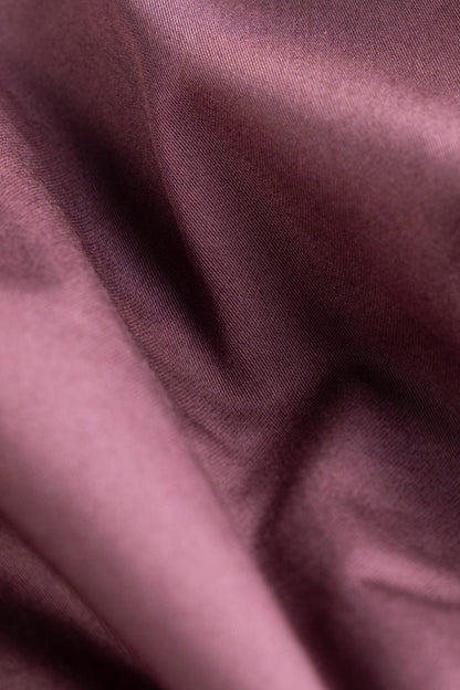 Men’s Maroon Brown Satin Slim Fit Shirt