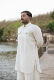 Classic Linen Blend Pathani Suit for Men