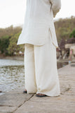 Classic Linen Blend Pathani Suit for Men