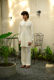 Men's Linen 5 Blend Short Kurta Set