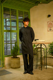 Men's Linen 5 Blend Short Kurta Set