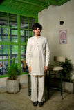 Natural Linen Blend Short Kurta Set